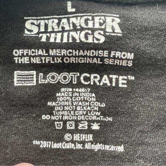 Stranger Things Official Merch Tee Shirt, Large - Picture 3 of 7